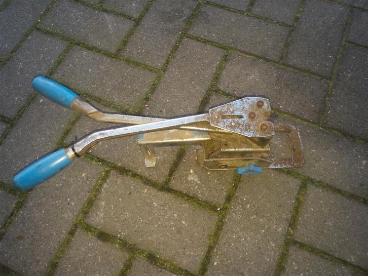 staal/kunstof band bandeleerapparaat, Auto diversen, Autogereedschap, Gebruikt, Ophalen of Verzenden