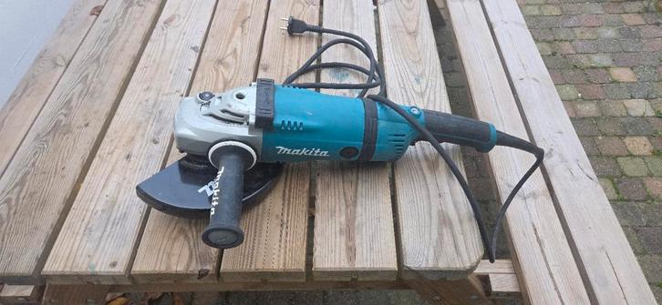 Makita Haakse Slijper - Zo goed als nieuw!, Doe-het-zelf en Verbouw, Gereedschap | Slijpmachines, Zo goed als nieuw, Haakse handslijpmachine