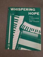 Bladmuziek - Whispering hope, Ophalen of Verzenden