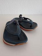 Crocs slippers donkerblauw met enkelbandje maat 23 (C6-7), Overige typen, Gebruikt, Ophalen of Verzenden