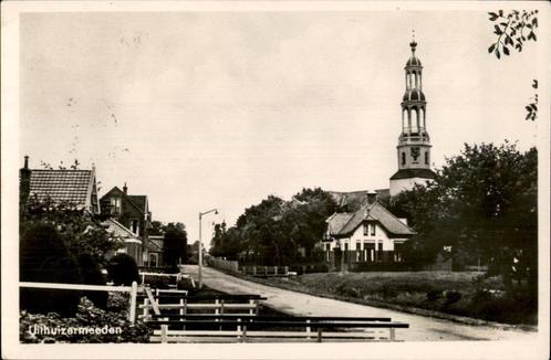 Uithuizermeeden  postzegel + st 1949, Verzamelen, Ansichtkaarten | Nederland, Gelopen, Groningen, 1940 tot 1960, Verzenden
