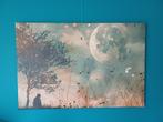 Maan schilderij op canvas. 90x60, Antiek en Kunst, Kunst | Schilderijen | Klassiek, Ophalen