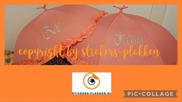 gepersonaliseerde paraplu, Sieraden, Tassen en Uiterlijk, Paraplu's, Nieuw, Ophalen of Verzenden