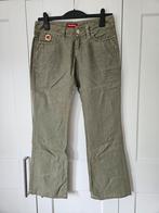 Linnen broek. Dames. Indian Rose. Maat W28/L30. Legergroen, Kleding | Dames, Broeken en Pantalons, Groen, Lang, Ophalen of Verzenden