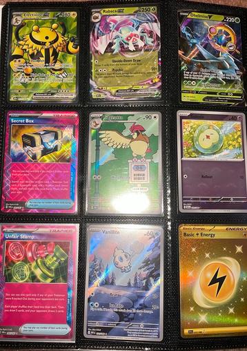 41x Pokémon full art , mastetball , pokeball beschikbaar voor biedingen