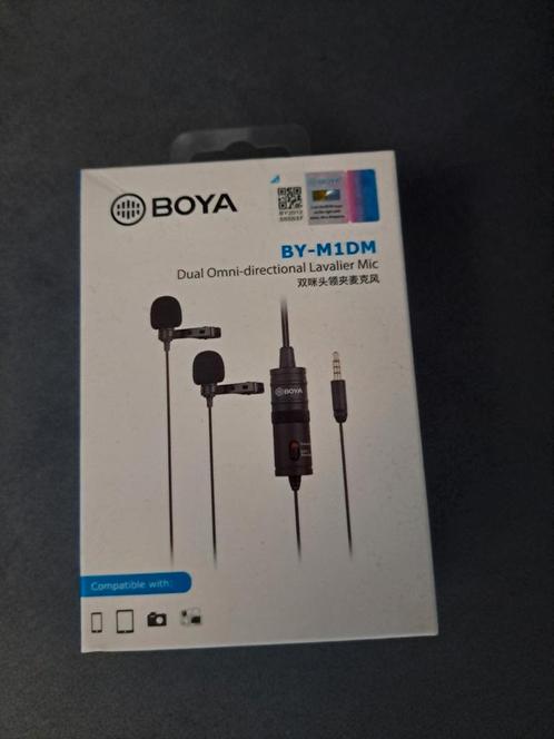 Boya BY-M1DM Dasspeld Microfoon - Nieuw, Muziek en Instrumenten, Microfoons, Nieuw, Overige typen, Ophalen of Verzenden