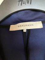 Graumann blauwe tricot blazer rechtvallend maat M, Maat 38/40 (M), Graumann, Blauw, Ordrup Jagtvej 91 2920 Charlottenlund Denmark