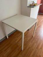 Witte ikea Eettafel - Vierkant en Compact, Huis en Inrichting, Tafels | Eettafels, Ophalen, Vierkant, Tot twee personen, 50 tot 100 cm