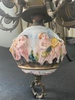 Keramieke kroonluchter, volledig intact, Antiek en Kunst, Antiek | Lampen, Ophalen