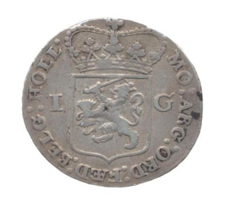 Holland 1 Gulden 1794, Postzegels en Munten, Munten | Nederland, Losse munt, 1 gulden, Vóór koninkrijk, Zilver, Ophalen of Verzenden