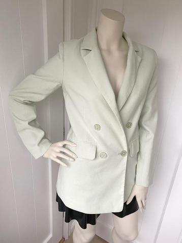 Nette staat: zomerse PULL & BEAR blazer mintgroen mt. S beschikbaar voor biedingen