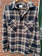 Flanellen overshirt. L.Heren. Geruit. Nieuw, Kleding | Heren, Overhemden, Ophalen of Verzenden, Nieuw, Bruin, H&M