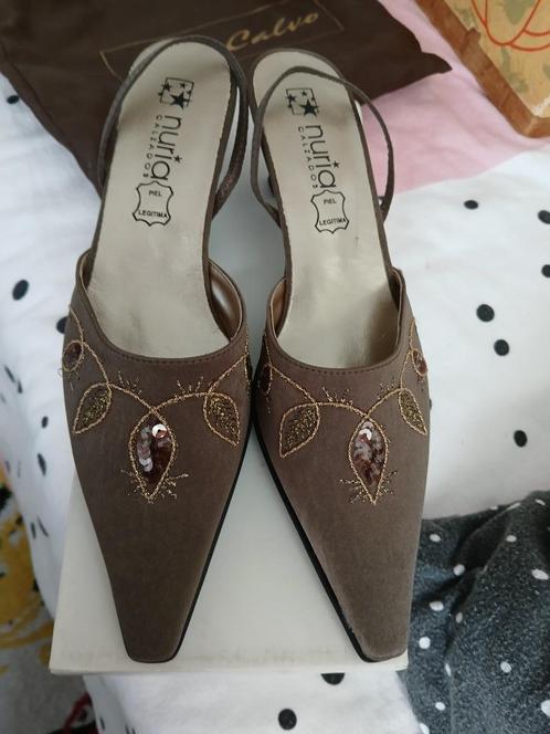 damesschoenen maat 38 slingback, Kleding | Dames, Schoenen, Zo goed als nieuw, Schoenen met hoge hakken, Ophalen of Verzenden
