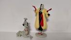 Cruella en dalmatiers Disney beelden, Ophalen of Verzenden, Zo goed als nieuw, Beeldje of Figuurtje