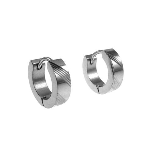 13mm x 4mm Oorringen Unisex Zilverkleurig RVS Oorbellen, Sieraden, Tassen en Uiterlijk, Oorbellen, Nieuw, Hangers, Overige materialen