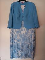 Sonia Pêna #feestjurk# moeder van bruid mt 40#blauw, Maat 38/40 (M), Blauw, Ophalen of Verzenden, Zo goed als nieuw