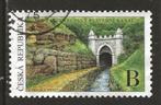 Tsjechie 49, tunnel, Postzegels en Munten, Postzegels | Europa | Overig, Overige landen, Verzenden, Gestempeld
