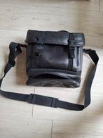 Leren Camera Schoudertas met Vakken, Ophalen of Verzenden, Gebruikt, Schoudertas, Overige merken
