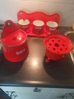 Antiek Emaille Keukenset - Zout, Soda, Zeep, Zand, Ophalen of Verzenden