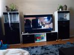 Hoogglans TV Meubel Zwart Wit + Dressoir, Ophalen