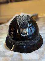 Samshield maat M, Glossy met glittersteentjes zwart, Dieren en Toebehoren, Paardrijkleding, Dressuur, Ophalen of Verzenden, Zo goed als nieuw
