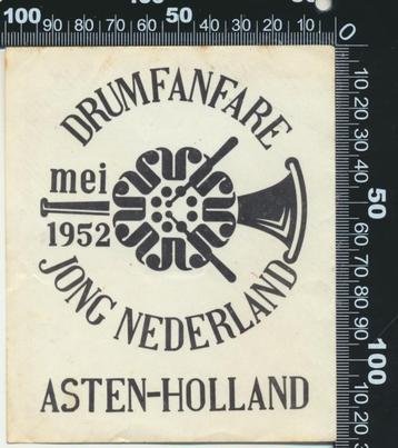Sticker: Drumfanfare Jong Nederland - Asten beschikbaar voor biedingen