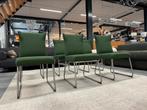 6 Nieuw Jess Design Stoel Largo eetkamerstoelen groen stof