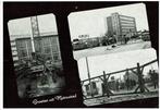 Ansichtkaart "Groet uit Metrostad" Rotterdam. Stationsplein, Ophalen of Verzenden, 1960 tot 1980, Ongelopen, Zuid-Holland