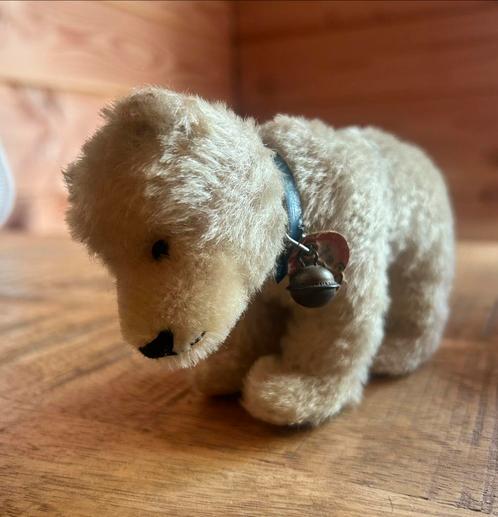 Steiff ijsbeer , zeer zeldzaam, mohair pluche jaren 50, Antiek en Kunst, Antiek | Speelgoed, Ophalen of Verzenden