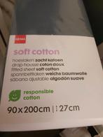 HEMA Hoeslaken Zacht Katoen 90x200cm 2 keer 2 persoon hoesla, Ophalen