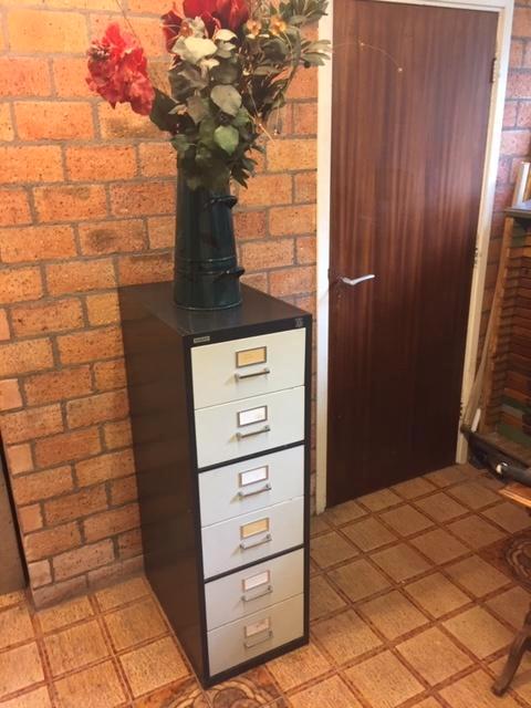 klassieke 6 lade archiefkast, Huis en Inrichting, Kasten | Ladekasten, Gebruikt, 25 tot 50 cm, 5 laden of meer, Ophalen