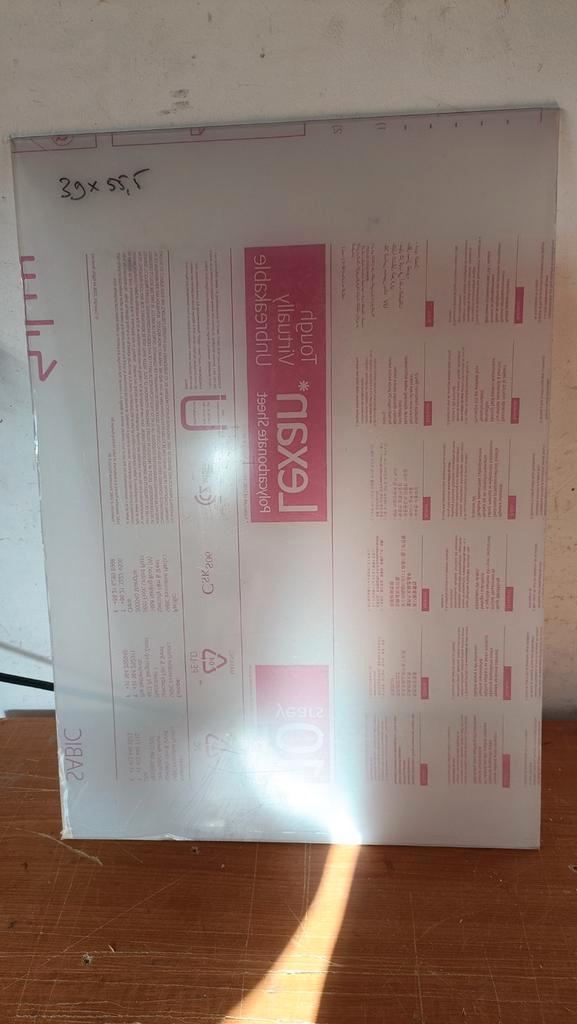 Lexaan Polycarbonaat platen Helder 4 mm, Doe-het-zelf en Verbouw, Platen en Panelen, Nieuw, Overige materialen, Ophalen