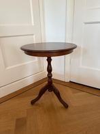 Mahoniehouten driepoot bijzettafel/ salontafel hout/ tafel, Antiek en Kunst, Ophalen