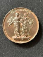 Penning Opening eigen gebouw 2-5-1880 Ver. De Vrije Gemeente, Ophalen of Verzenden, Brons, Nederland
