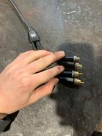 Dubbele RCA male naar RCA female audiokabel., Ophalen of Verzenden, Gebruikt, 5 tot 10 meter, Luidsprekerkabel