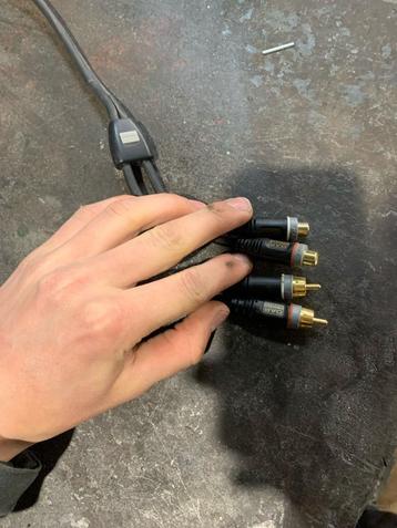 Dubbele RCA male naar RCA female audiokabel. beschikbaar voor biedingen