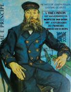St. Thomas&Prince Islands 1990 V Gogh Postbode Joseph Roulin, Ophalen, Overige landen, Gestempeld