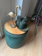 Mooi tafeltje met, Ophalen, Zo goed als nieuw, Rond, Minder dan 50 cm