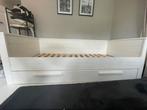 Woood Robin Bedbank - Eenpersoons - Wit, Ophalen, 90 cm, Eenpersoons, Wit