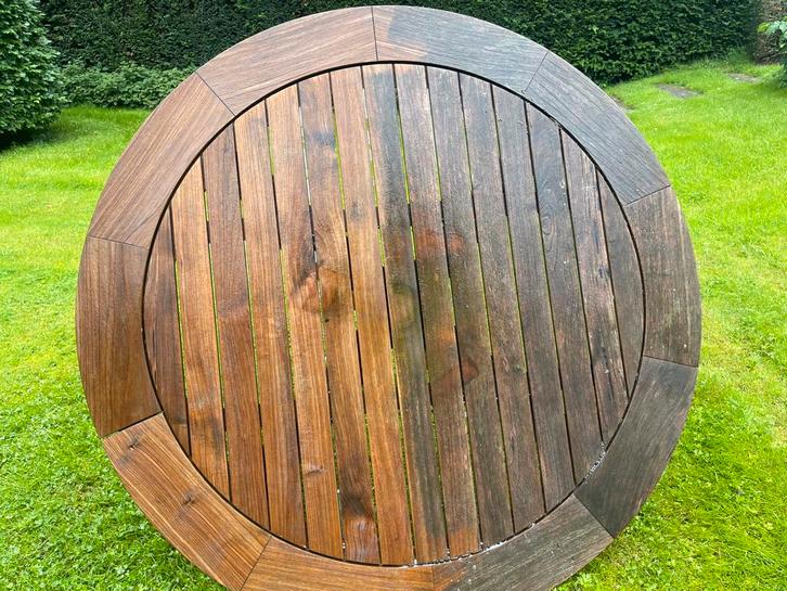 Teak houten tuinmeubels schoonmaak, Tuin en Terras, Tuinbanken, Gebruikt, Teakhout, Ophalen