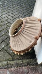 Oude Lampenkap met Franjes, Ophalen, Gebruikt, Beige, Rond