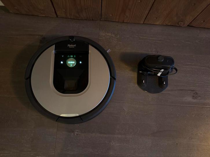 Roomba 965 Robotstofzuiger - Gebruikt, Witgoed en Apparatuur, Stofzuigers, Gebruikt, Robotstofzuiger, Reservoir, Ophalen