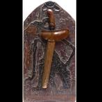 Keris houder met Wayang voor Keris Patrem /vrouwen Kris, Ophalen of Verzenden