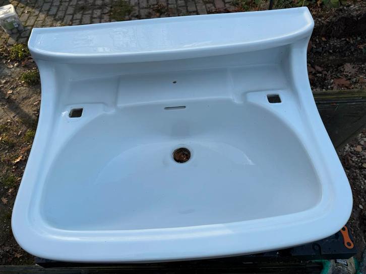 Wasbak Wit x 2, Huis en Inrichting, Badkamer | Badkamermeubels, Gebruikt, Wasbak of Wastafel, Minder dan 100 cm, 50 tot 100 cm