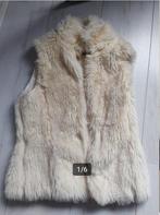 Imitatiebont bodywarmer vest Jane Norman S/M crème, Beige, Jane Norman, Ophalen of Verzenden, Maat 36 (S)