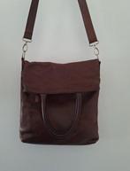 Een leren kwaliteits tas van het merk SACCO Amsterdam., Ophalen of Verzenden, Gebruikt, Bruin, Handtas