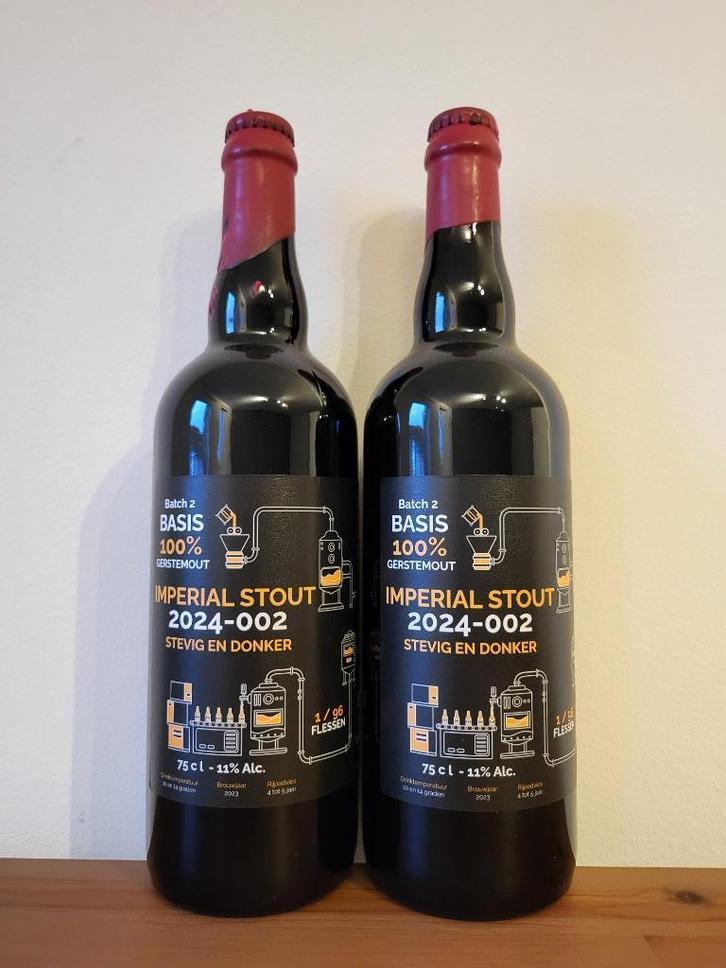 Boogieman VS Eggens Beer - Imperial Stout - 1/96 - 75cl, Verzamelen, Biermerken, Nieuw, Flesje(s), Overige merken, Ophalen of Verzenden