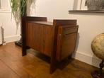 Art Deco Pander Bureau Onderstel Palissander, Gebruikt, 1 of 2 laden, 75 cm of meer, Minder dan 100 cm