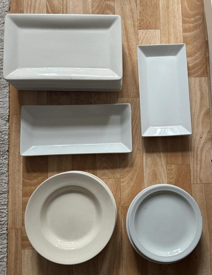 Villeroy & Boch en Intermezzo Borden Set, Huis en Inrichting, Keuken | Servies, Gebruikt, Bord(en), Effen, Porselein, Ophalen of Verzenden