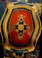 Antiek barok Decoratief Dienblad uit italy zie foto's afmt, Ophalen of Verzenden